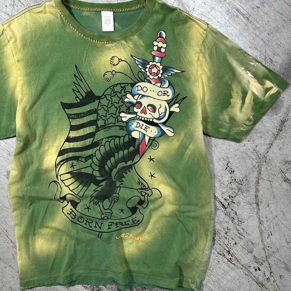 Cyber Y2K Ed Hardy graphic t-shirt - image 3