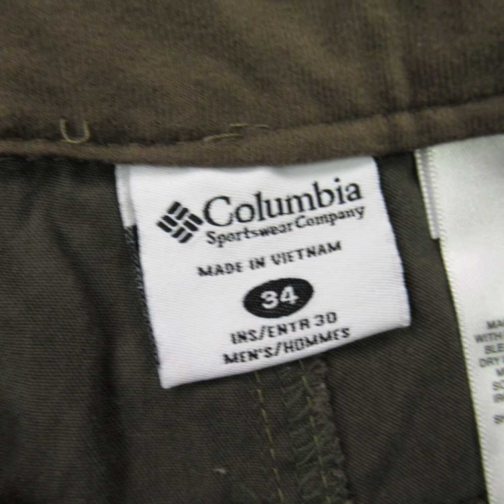 Vintage Columbia Pants Mens 34 Brown Pockets Outd… - image 3