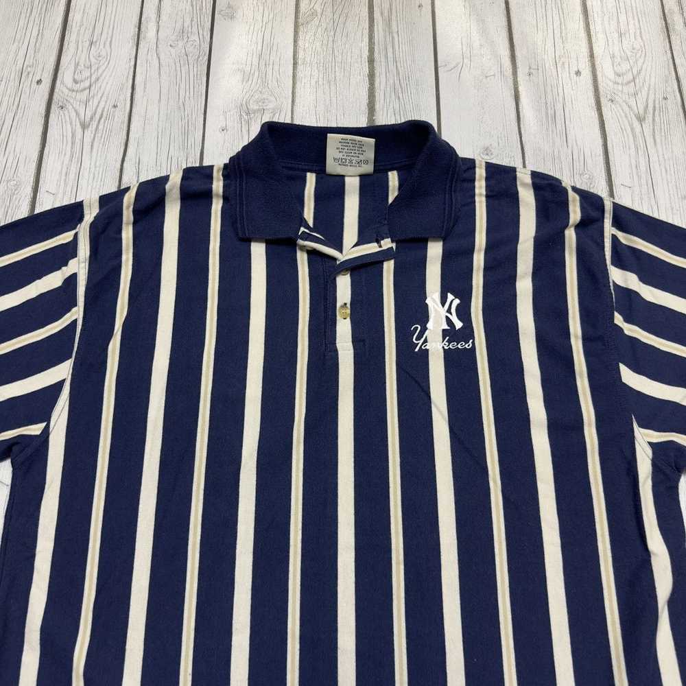 Lee × MLB × Vintage Vintage New York Yankees polo… - image 3