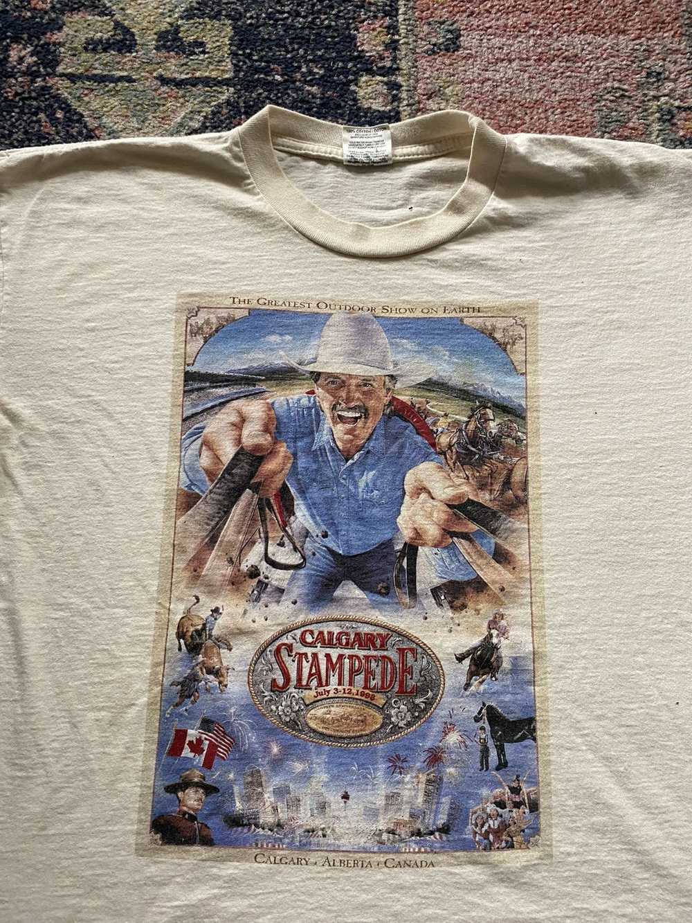 Vintage vintage 90’s Calgary rodeo t shirt - image 2