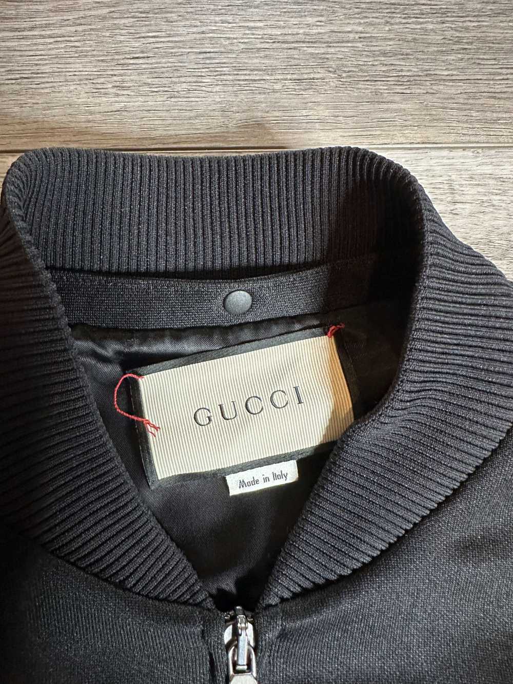 Gucci Gucci Web Stripes Jersey Bomber Track Jacke… - image 5