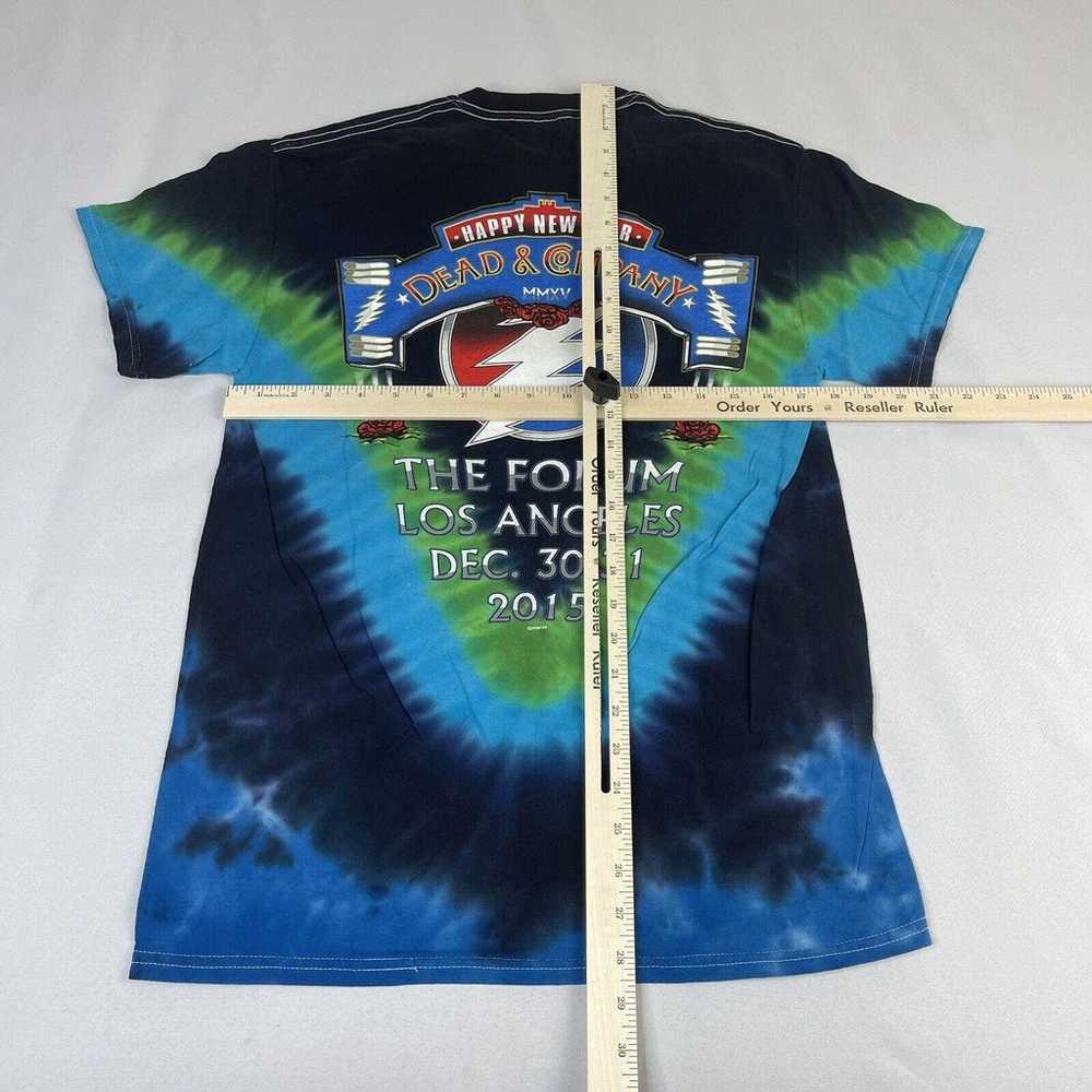 Dead & Co Tie Dye New Year's Eve 2015 Concert T-S… - image 4