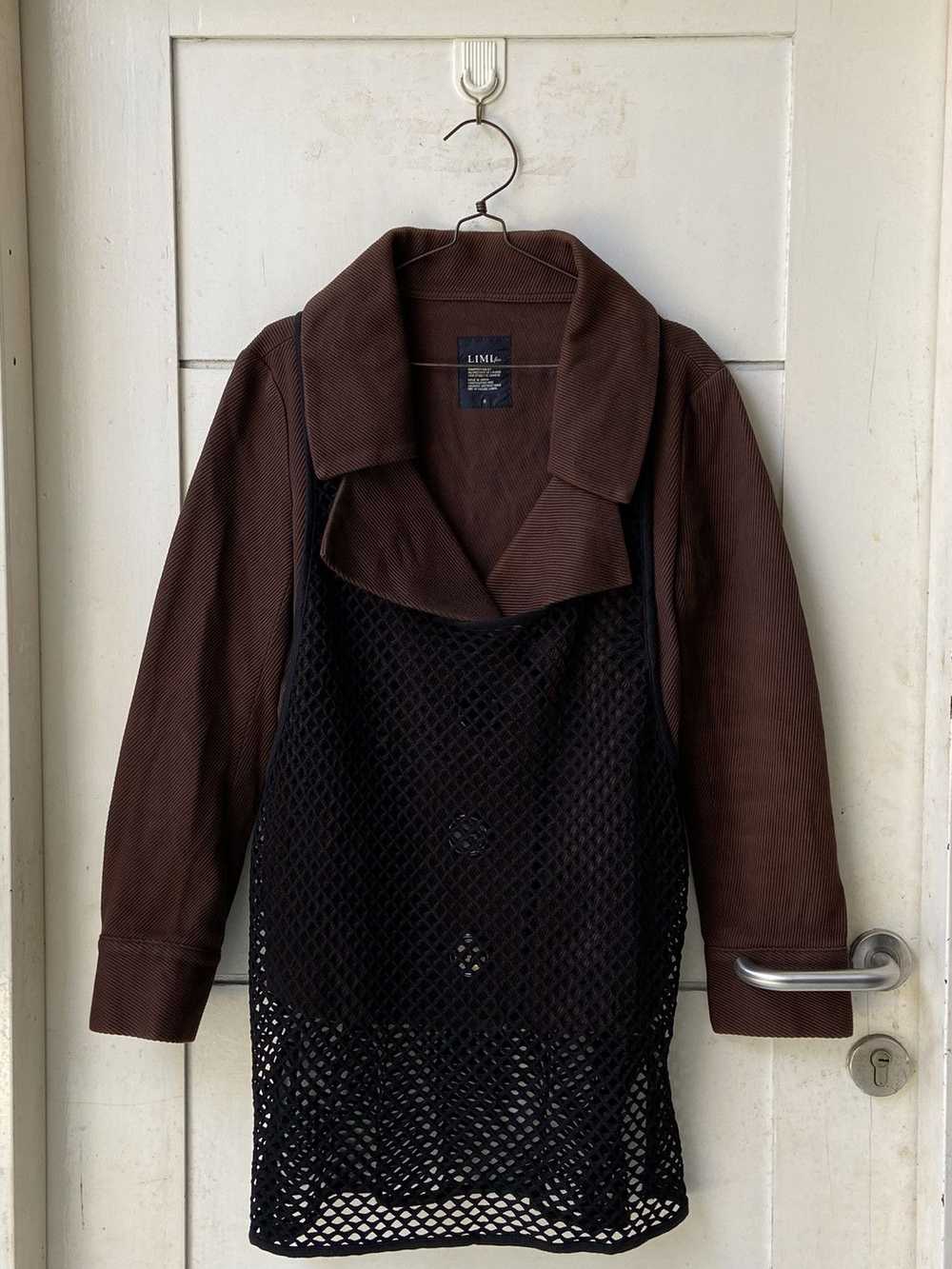 Limi Feu × Yohji Yamamoto LIMI FEU Brown Blazer V… - image 1