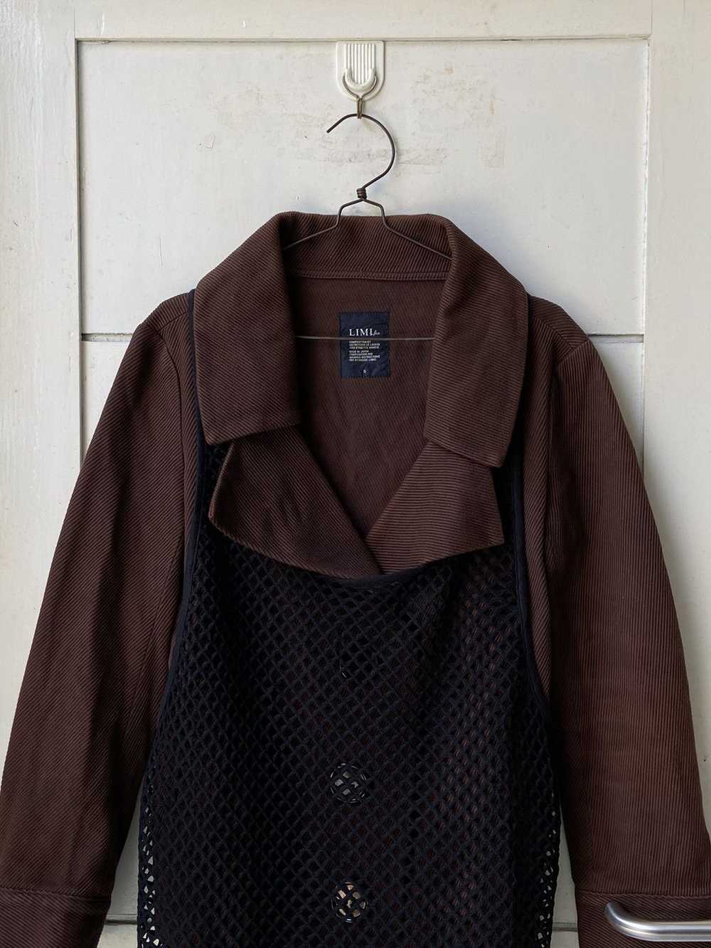 Limi Feu × Yohji Yamamoto LIMI FEU Brown Blazer V… - image 2