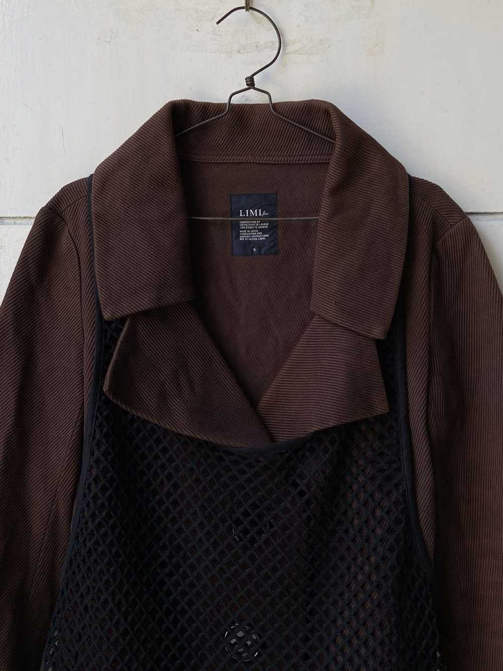 Limi Feu × Yohji Yamamoto LIMI FEU Brown Blazer V… - image 3