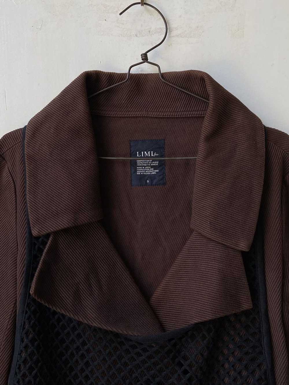 Limi Feu × Yohji Yamamoto LIMI FEU Brown Blazer V… - image 4