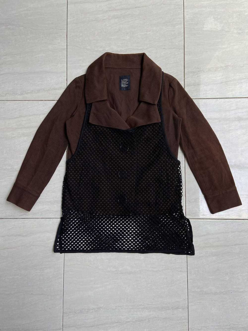Limi Feu × Yohji Yamamoto LIMI FEU Brown Blazer V… - image 6