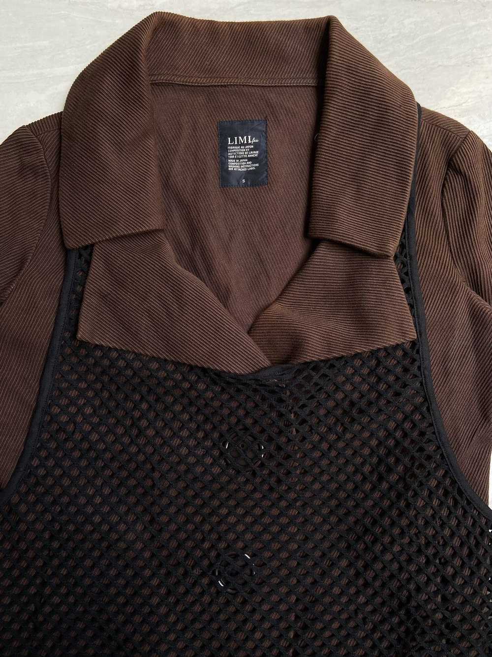 Limi Feu × Yohji Yamamoto LIMI FEU Brown Blazer V… - image 9