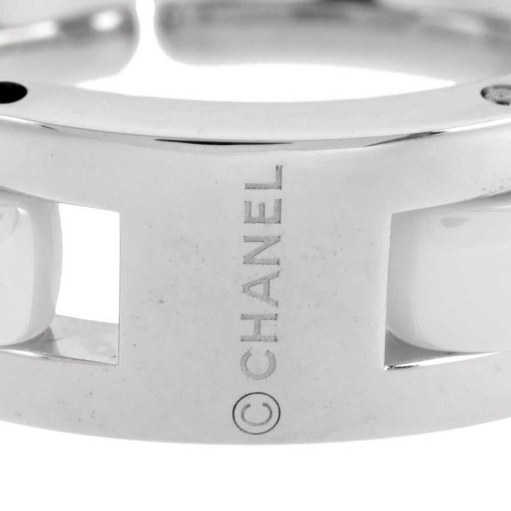 Chanel CHANEL Ultra Ring #59 K18WG White Ceramic … - image 4