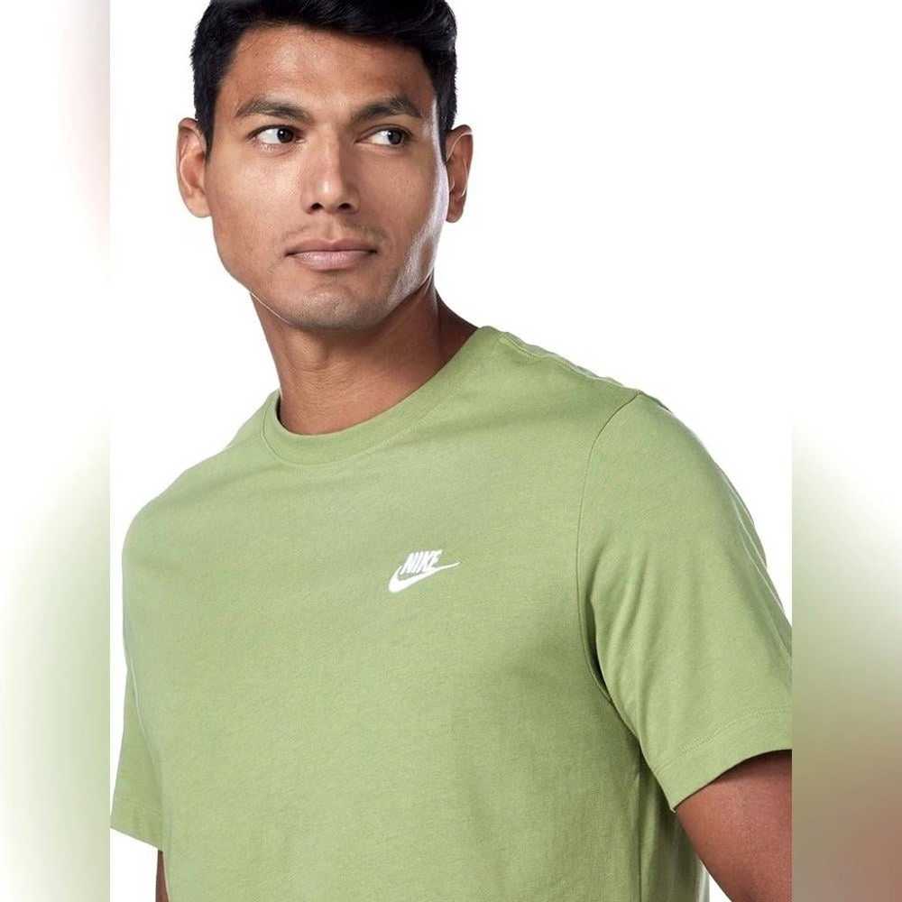 Mens Green Nike Sportswear Club T-Shirt - image 1