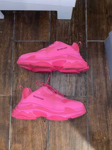 Balenciaga Pink Fluorescent Balenciaga Triple S