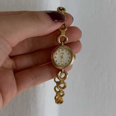 Seiko × Vintage Seiko Alba Round Gold Watch
