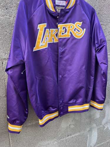 L.A. Lakers × NBA × Sportswear Lakers satin bomber