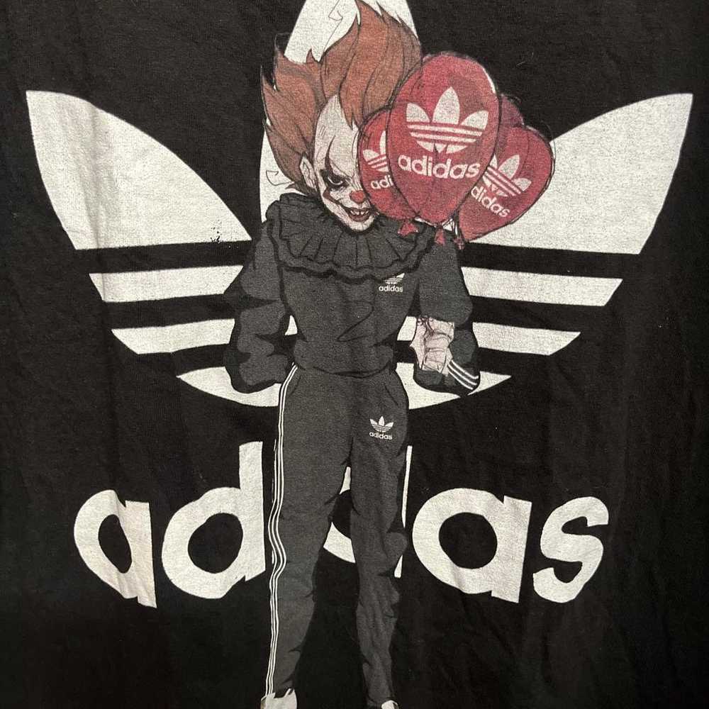 Adidas Track Suit x Pennywise Clown IT Movie T-sh… - image 3