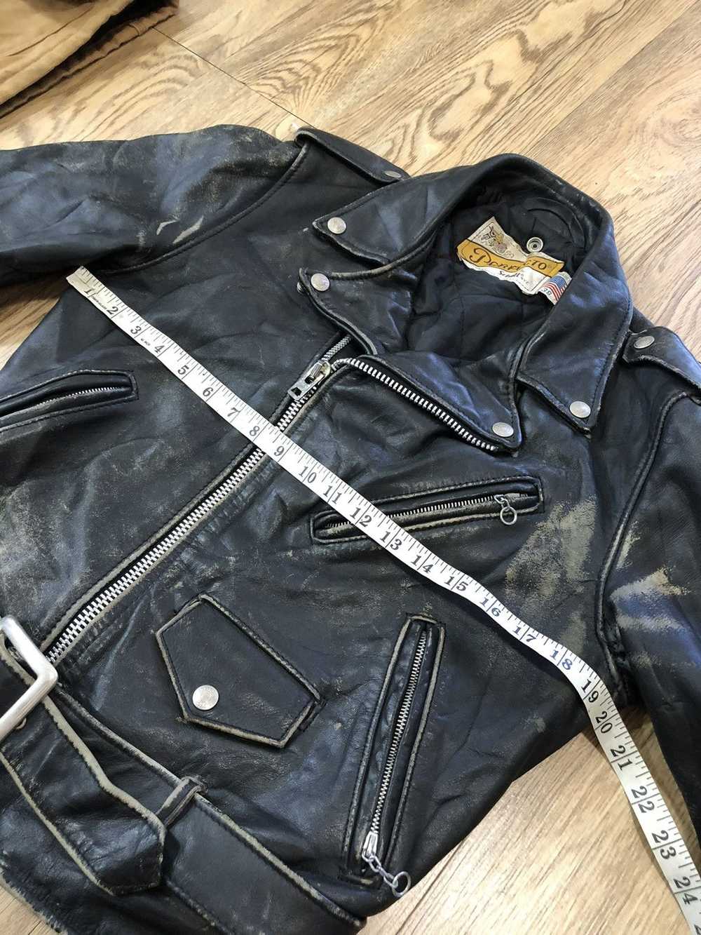 Leather Jacket × Schott × Vintage Distressed Scho… - image 11