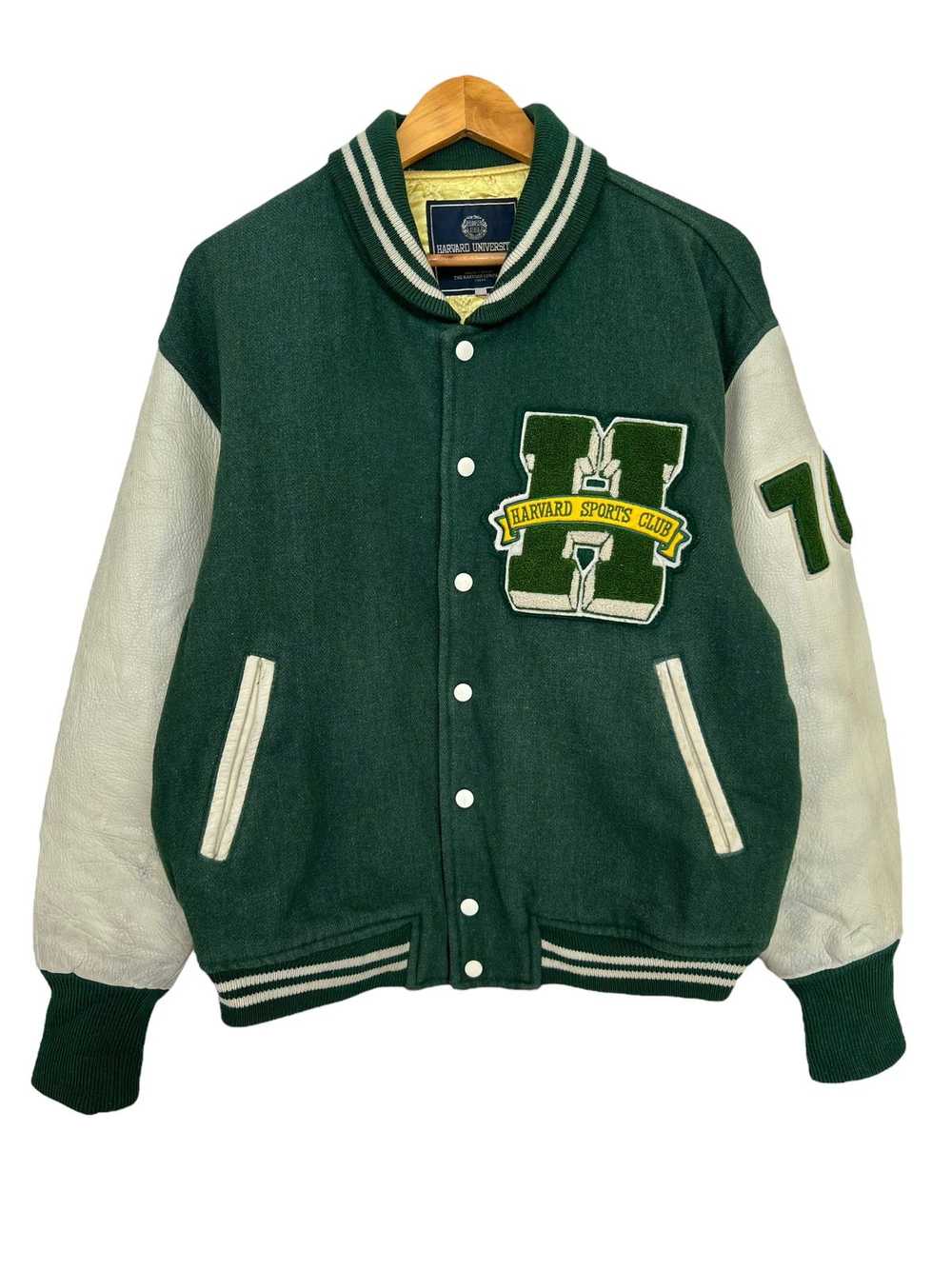 Harvard × Varsity × Varsity Jacket Vintage HARVAR… - image 2