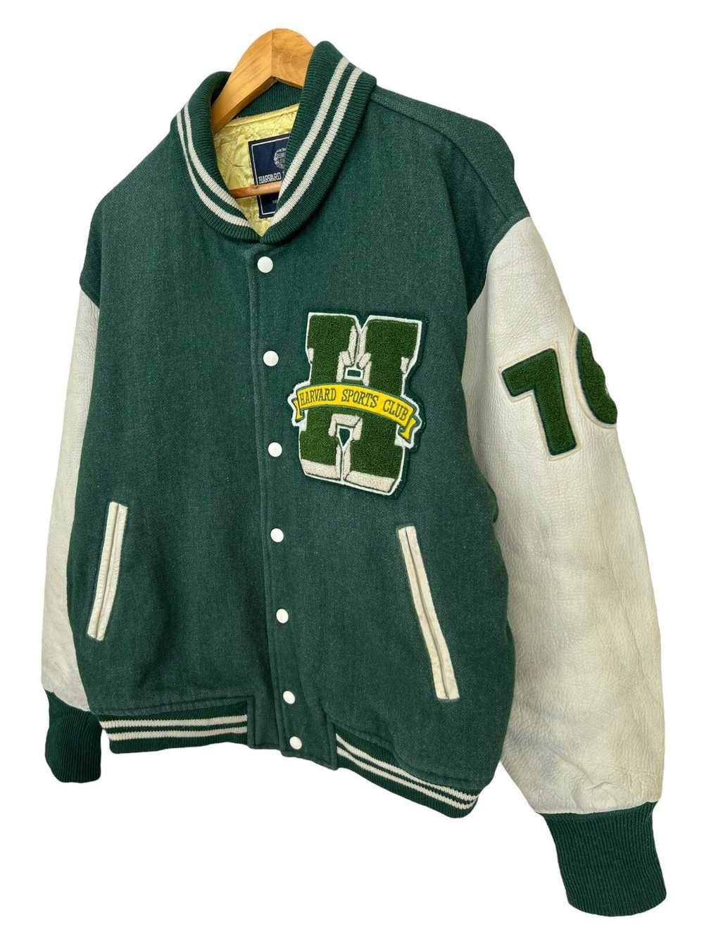 Harvard × Varsity × Varsity Jacket Vintage HARVAR… - image 6