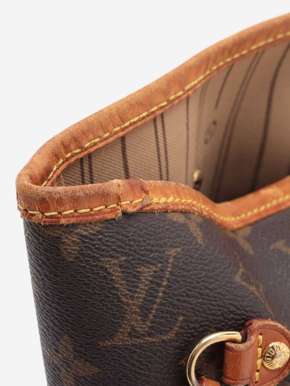 Louis Vuitton Brown 2007 Neverfull monogram MM to… - image 11