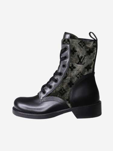 Louis Vuitton Black Metropolis ranger boots - siz… - image 1