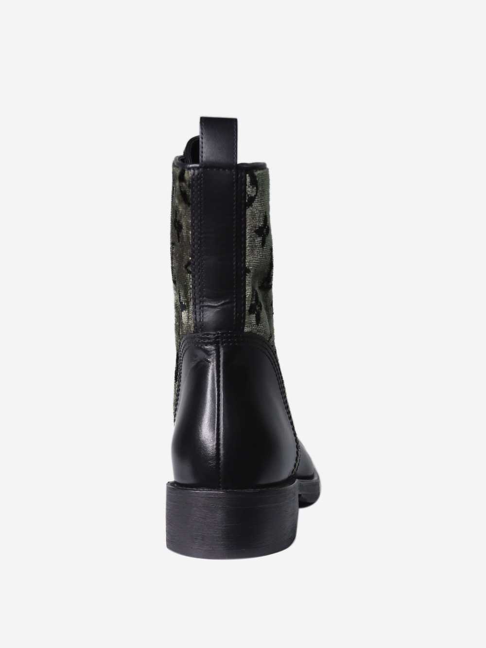 Louis Vuitton Black Metropolis ranger boots - siz… - image 3
