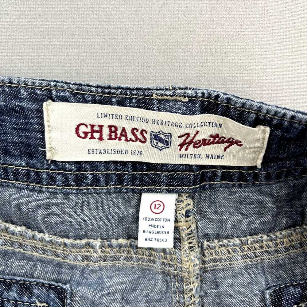 G.H. Bass & Co. × Vintage Vintage Denim Midi Skir… - image 5
