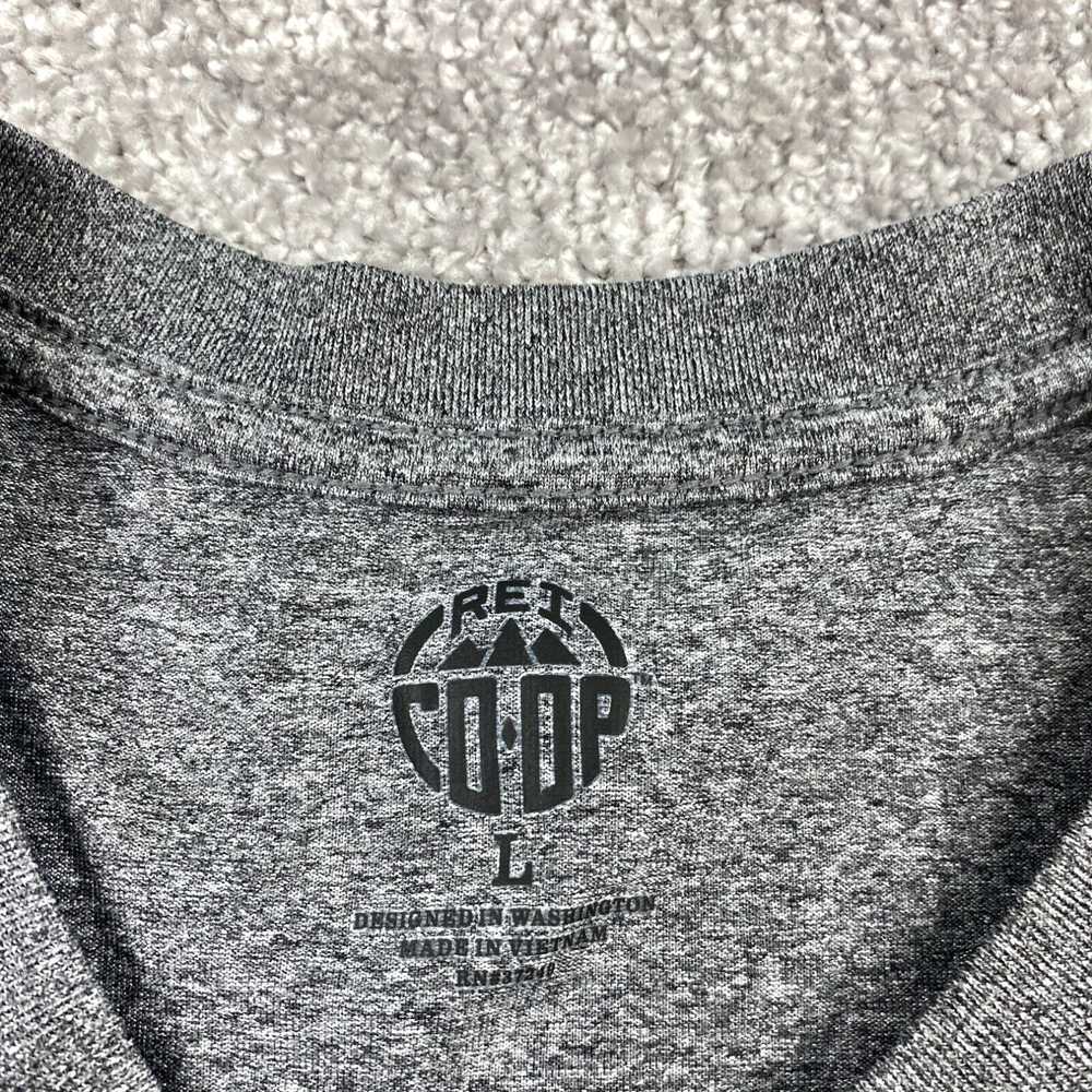 Vintage REI COOP Heather Shirt Men Size L Gray Sh… - image 3