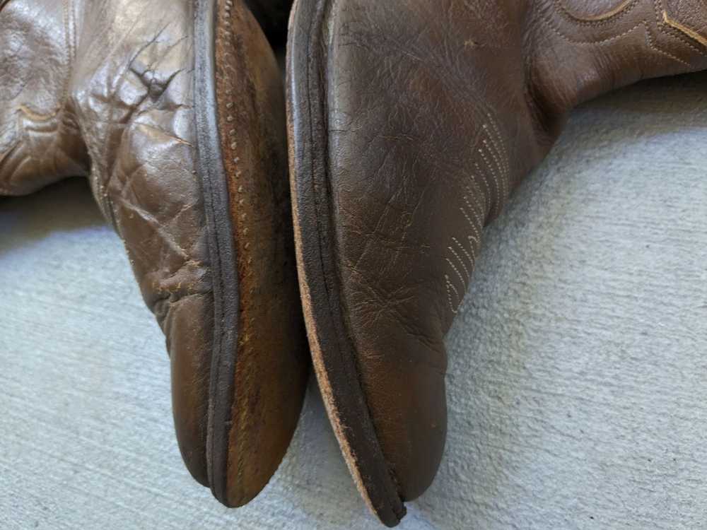 Genuine Leather × Streetwear × Vintage Tony Lama … - image 8