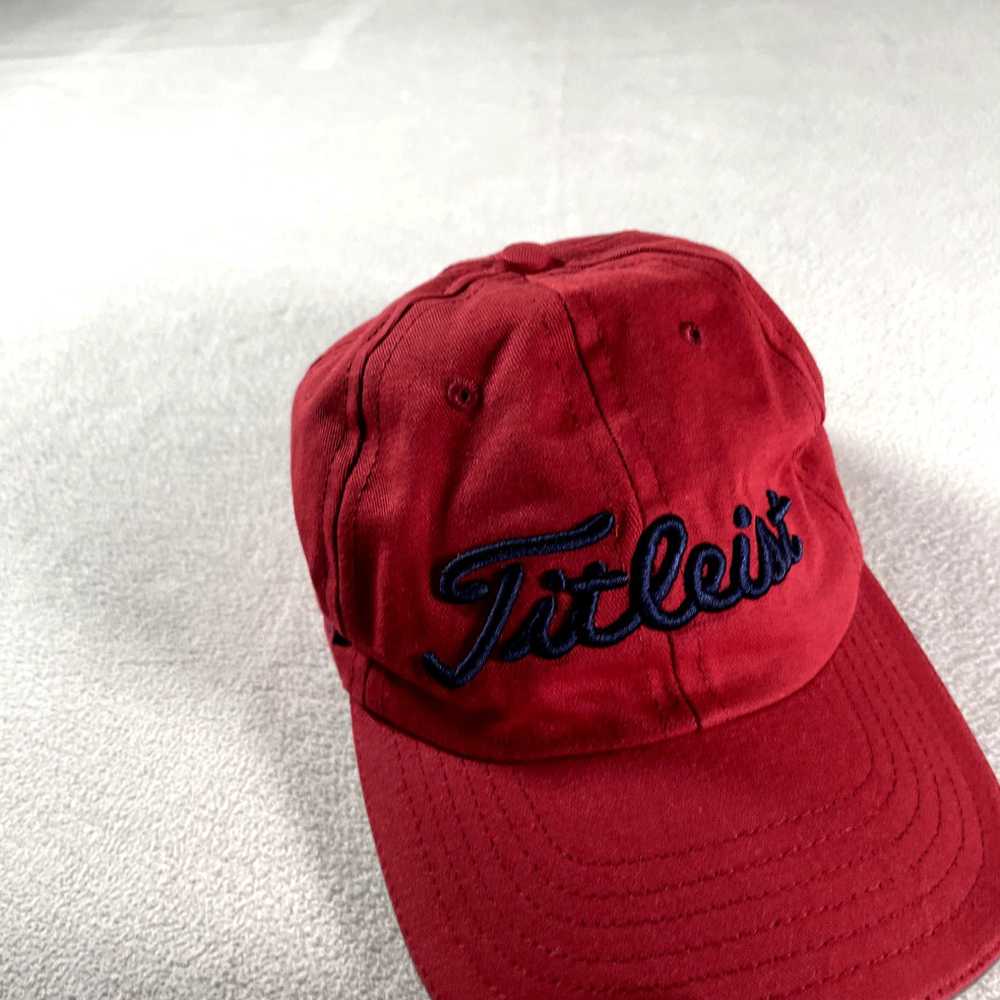 Titleist Titleist Hat Mens Adjustable Red Strap B… - image 3