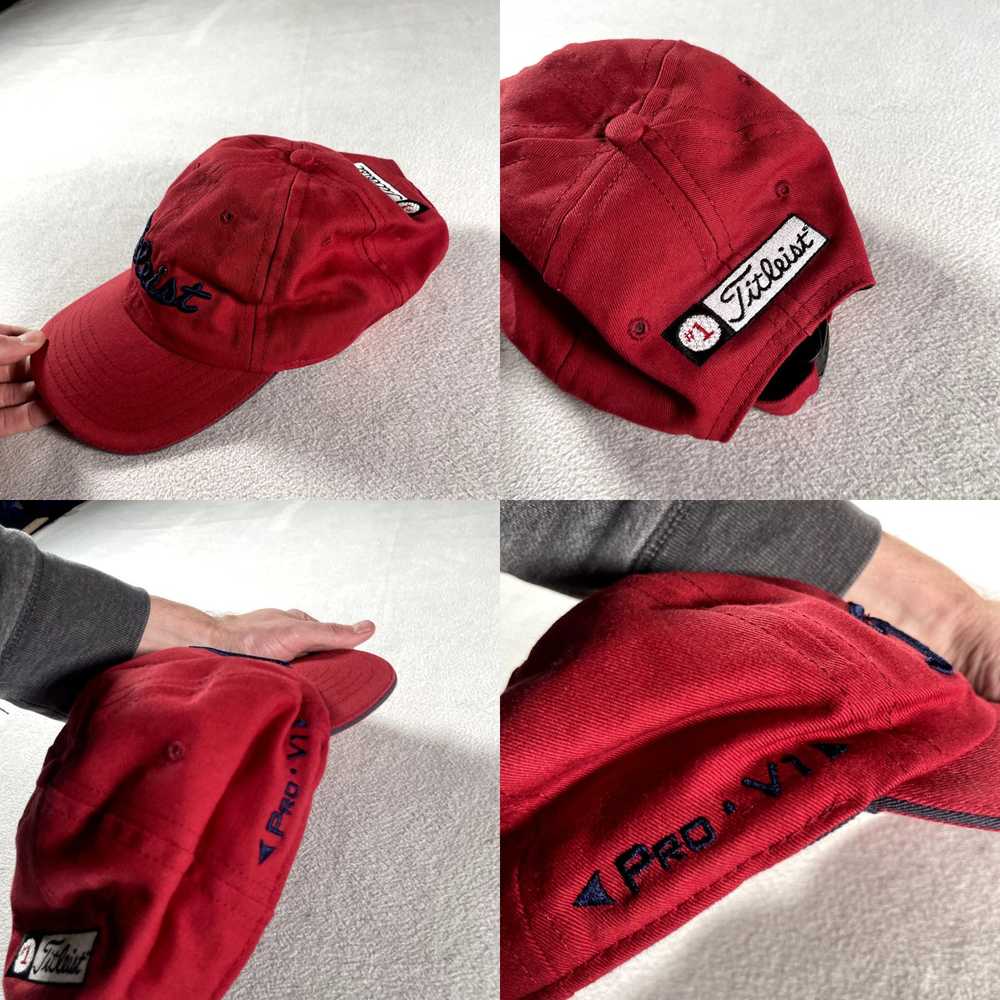 Titleist Titleist Hat Mens Adjustable Red Strap B… - image 4