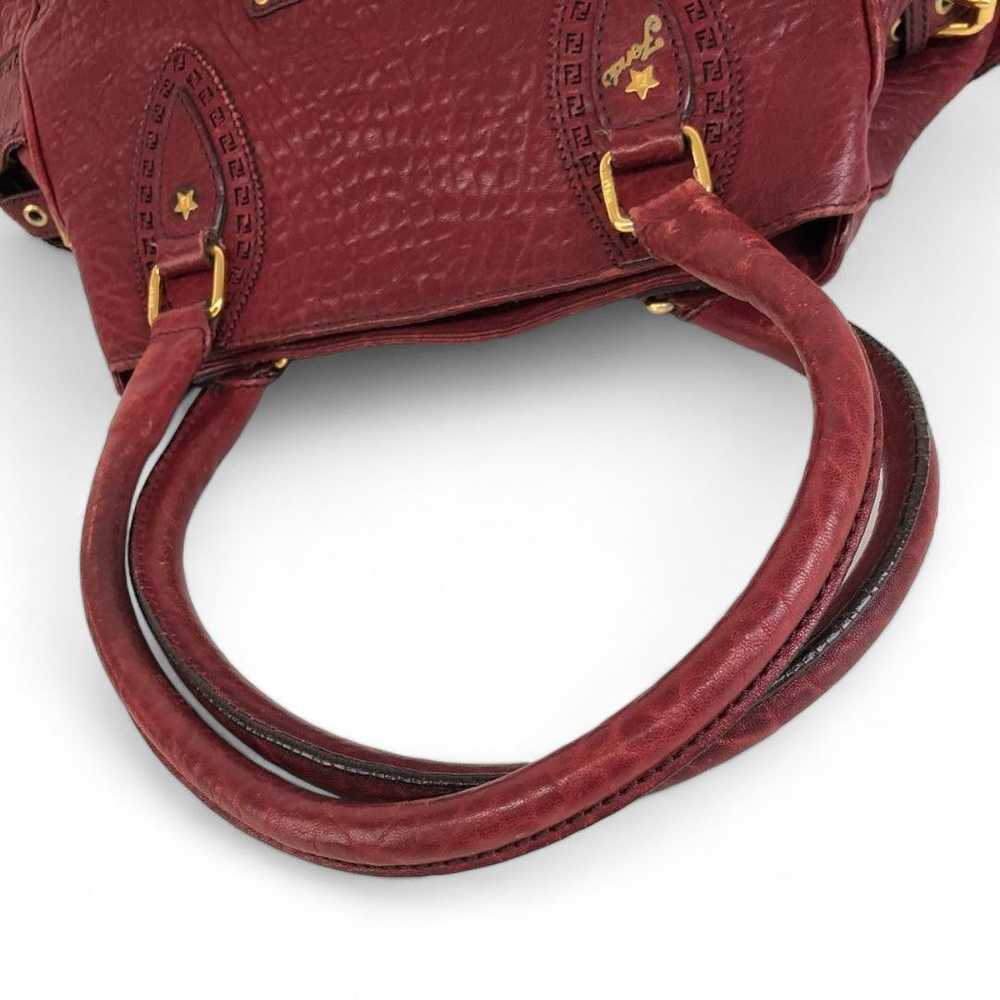 Fendi Fendi - Etnico handbag red leather shoulder… - image 6