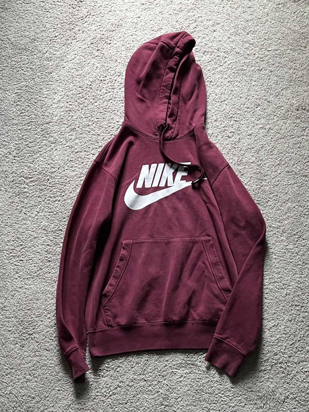 Nike Dark Red Nike Hoodie - image 1