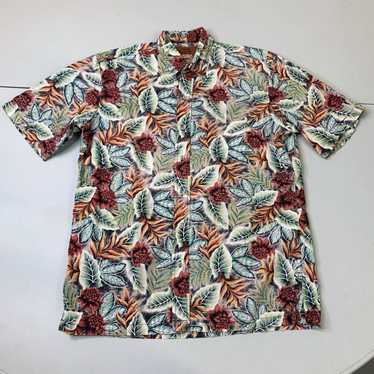 Vintage Mens Island Traditions Hawaiian Shirt L M… - image 1
