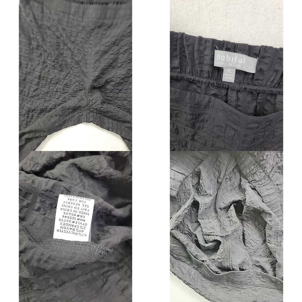 Habitat Habitat Women XL Black Cropped Pants Elas… - image 4