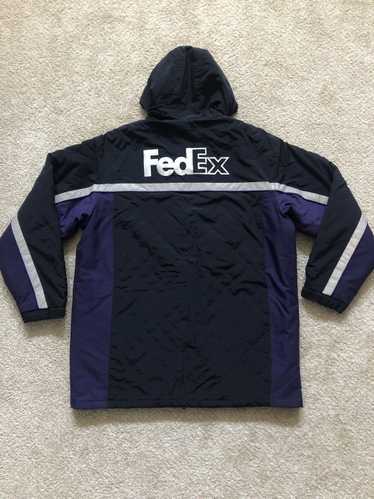 Vintage FedEx 3M Puffer Navy Jacket - image 1