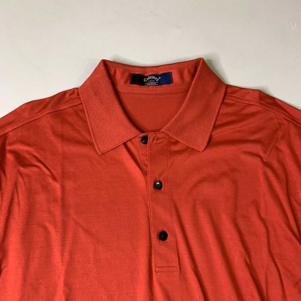 Callaway Mens Callaway Golf Polo Shirt Large Oran… - image 3