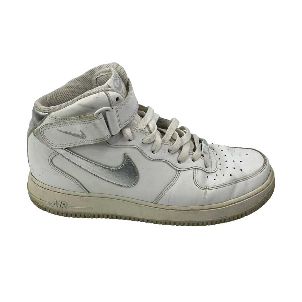 Nike Nike Air Force Mens Shoes Size 10.5 White/Si… - image 1