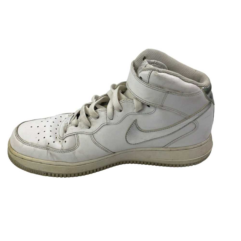 Nike Nike Air Force Mens Shoes Size 10.5 White/Si… - image 2
