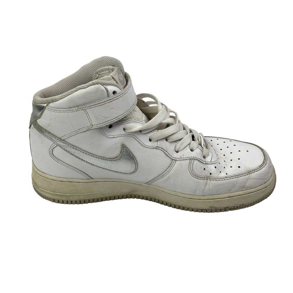 Nike Nike Air Force Mens Shoes Size 10.5 White/Si… - image 3