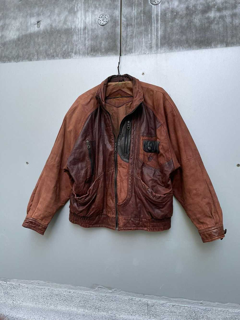 Italian Designers × Leather Jacket × Vintage Vint… - image 8