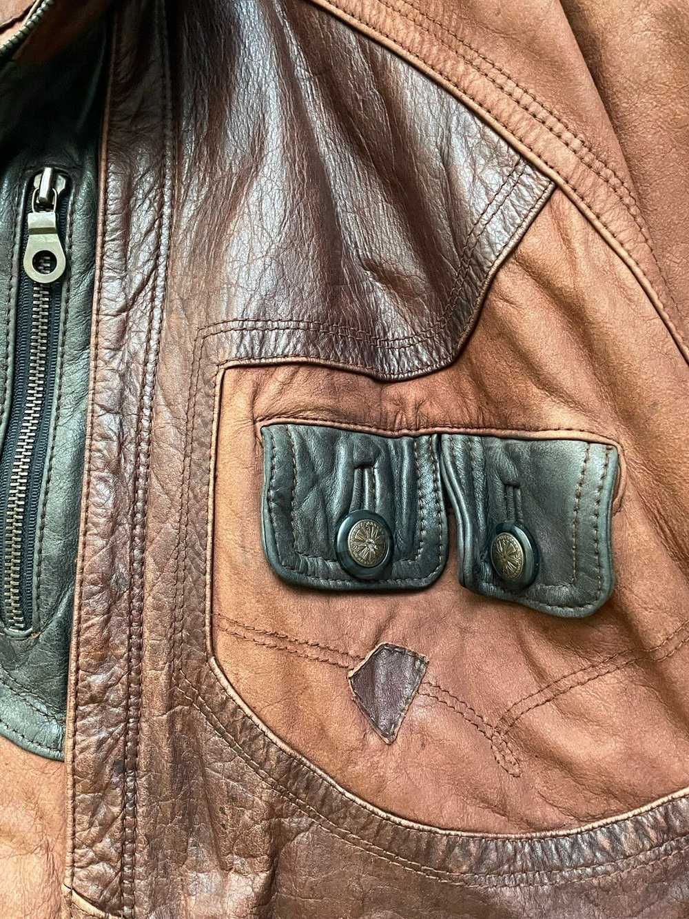 Italian Designers × Leather Jacket × Vintage Vint… - image 9