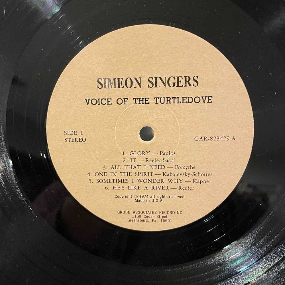 Blank Simeon Singers - Voice Of The Turtledove LP… - image 3