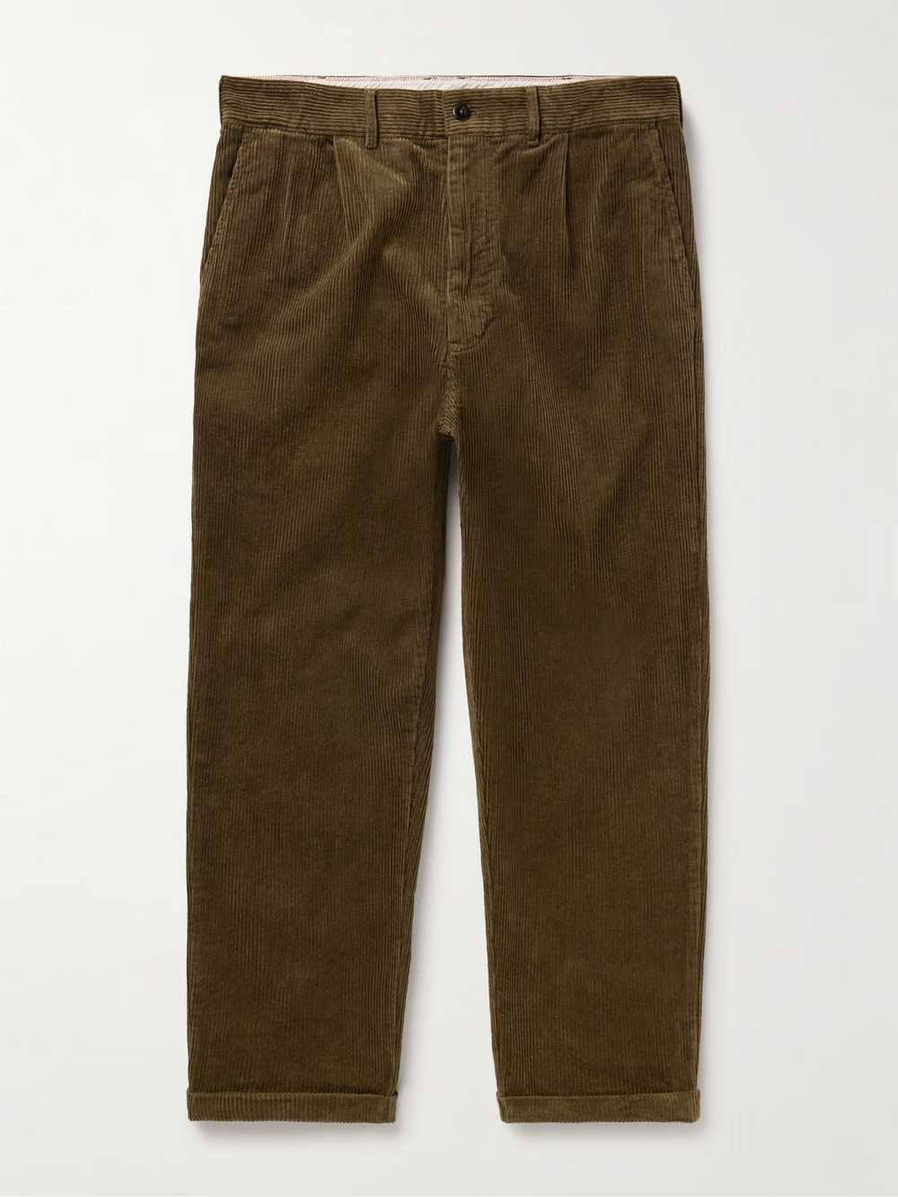 Alex Mill Tapered Pleated Cotton-Corduroy Trousers - image 7