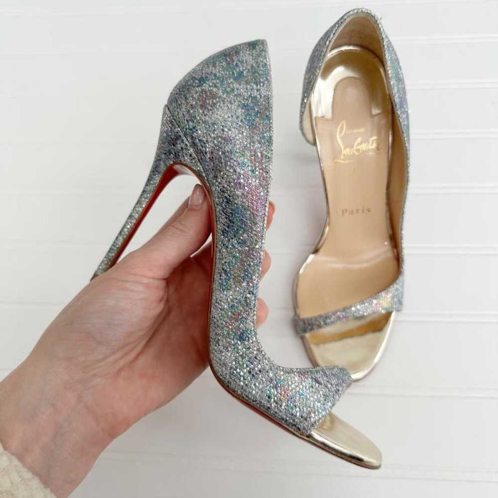 Christian Louboutin Glitter heels - image 11