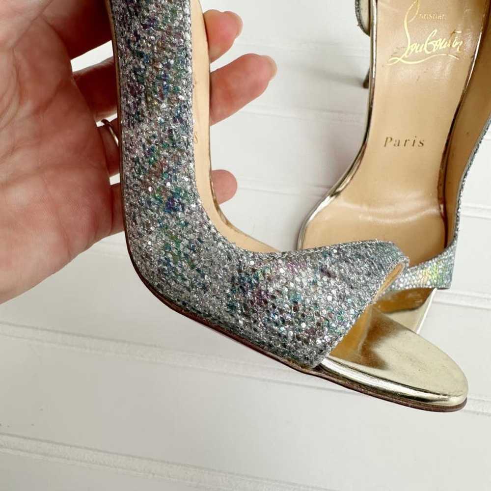 Christian Louboutin Glitter heels - image 12
