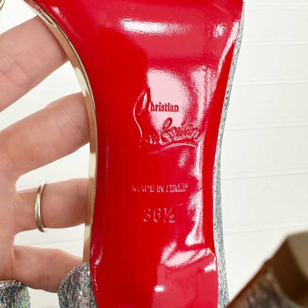 Christian Louboutin Glitter heels - image 3