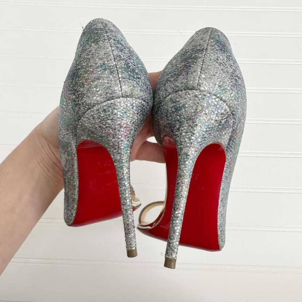 Christian Louboutin Glitter heels - image 5