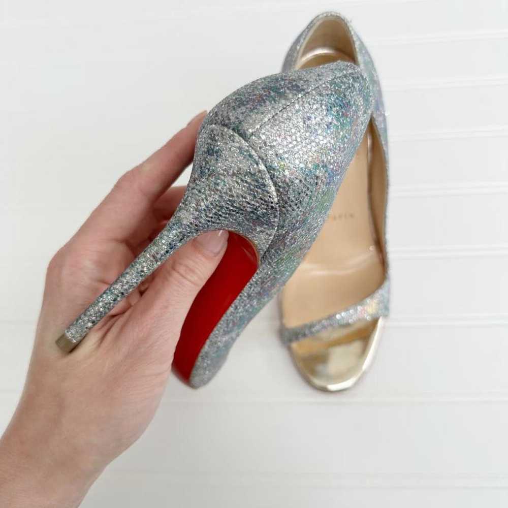 Christian Louboutin Glitter heels - image 8