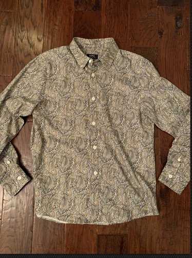 A.P.C. APC Atelier Chemise Paisley Shirt $298