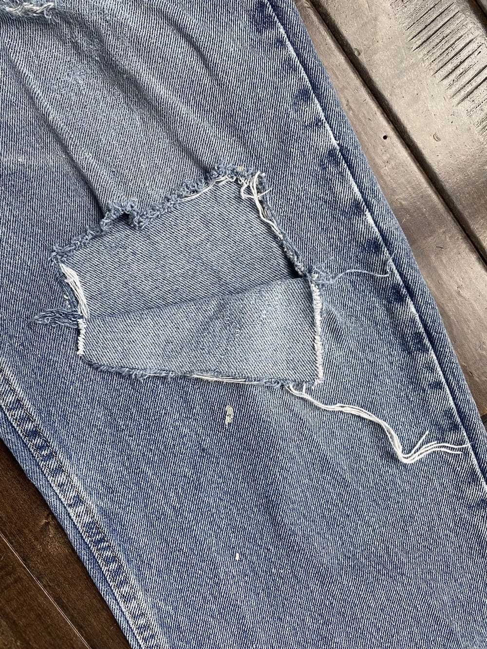 Wrangler vintage distressed wrangler jeans - image 3