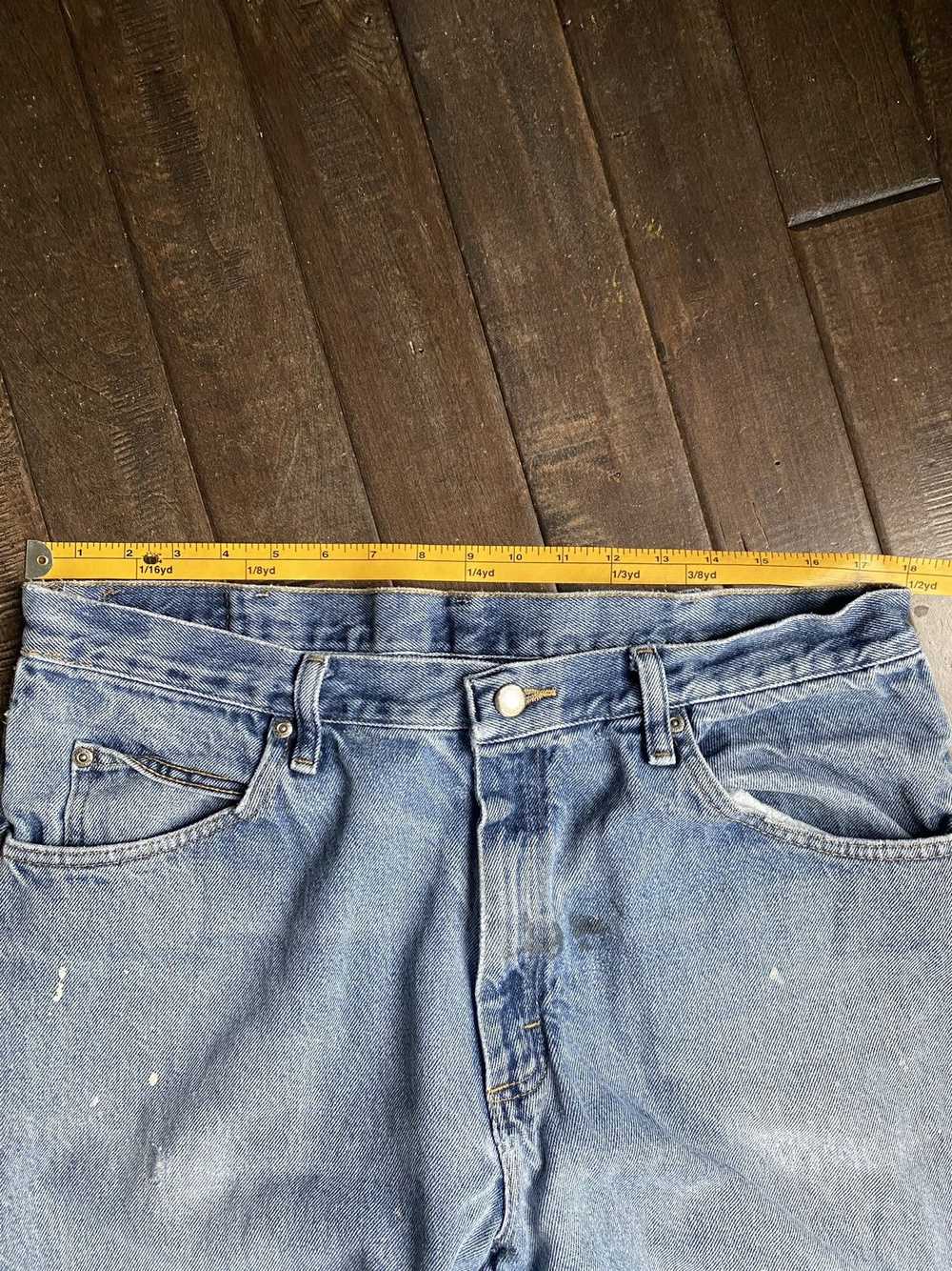 Wrangler vintage distressed wrangler jeans - image 4